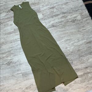 Lululemon Olive Green Sleeveless Maxi Dress 4